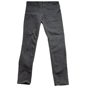 Levis 720 High Rise Super Skinny Jeans Womens Black Stretch Denim Pants 28x30